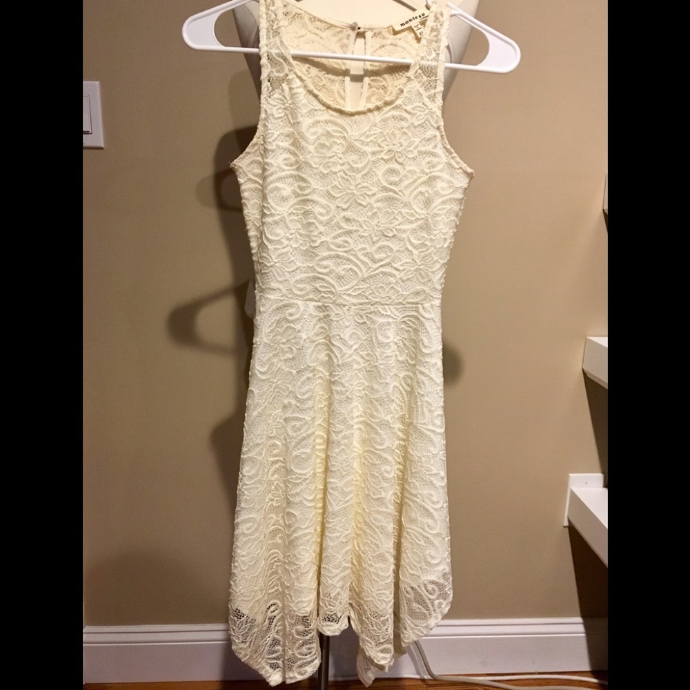 Creme lace dress